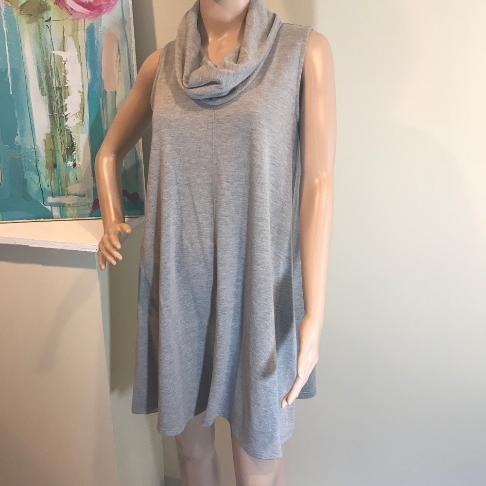 Mittoshop small gray sleeveless dress